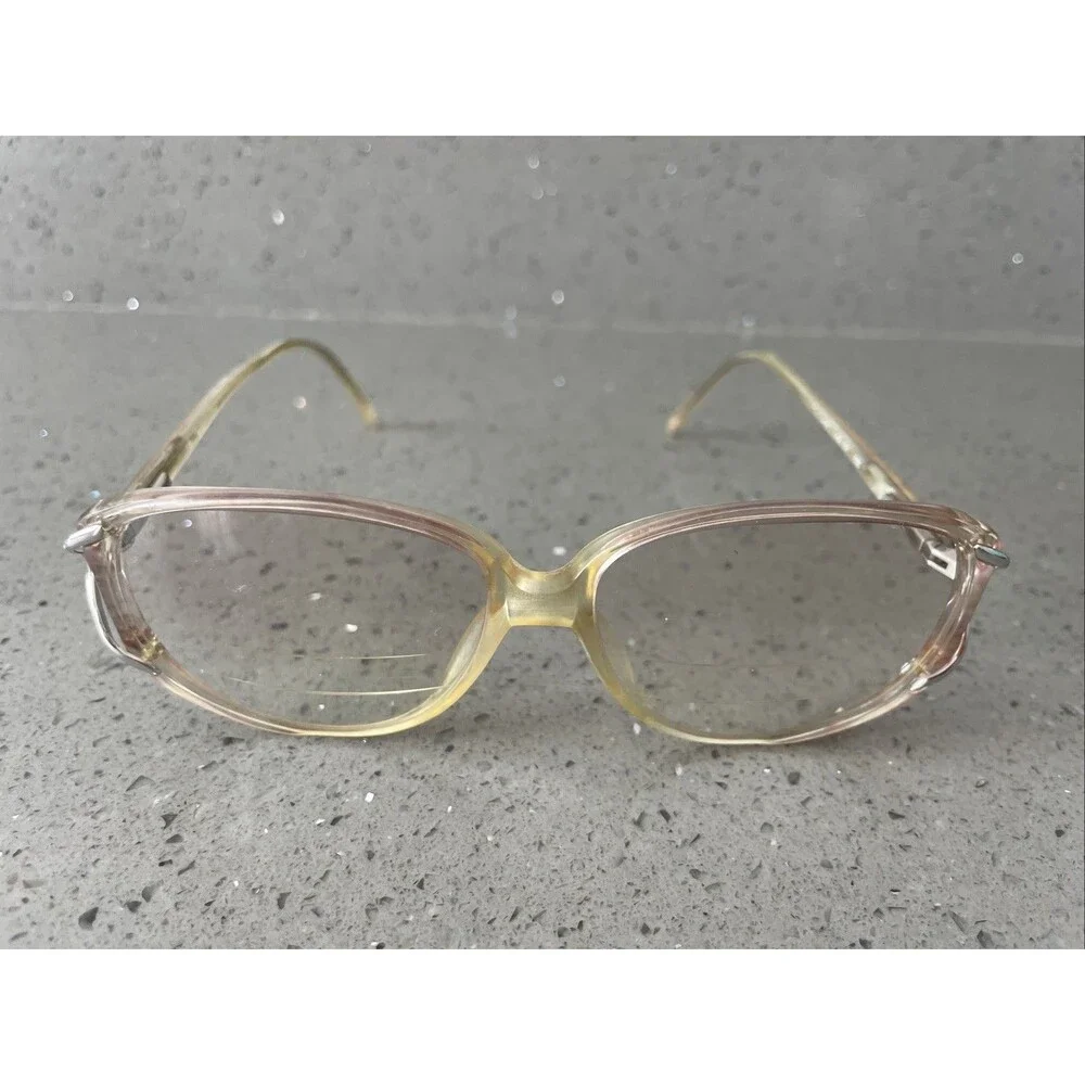 Marcolin Eyeglasses Frames ONLY Col 151 54-14-135 clear oversized vintage